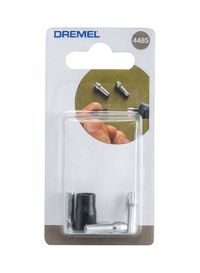 DREMEL 5-Piece Quick Change Collet Nut Set Silver/Black