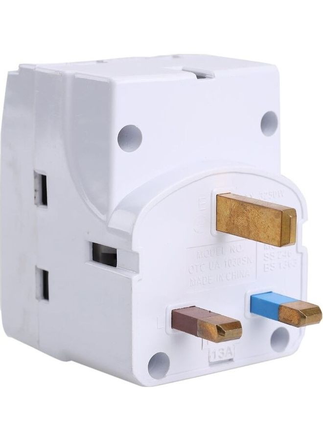 OSHTRACO 3-Way Switched Multiway Adaptor Multicolour  - Image 2