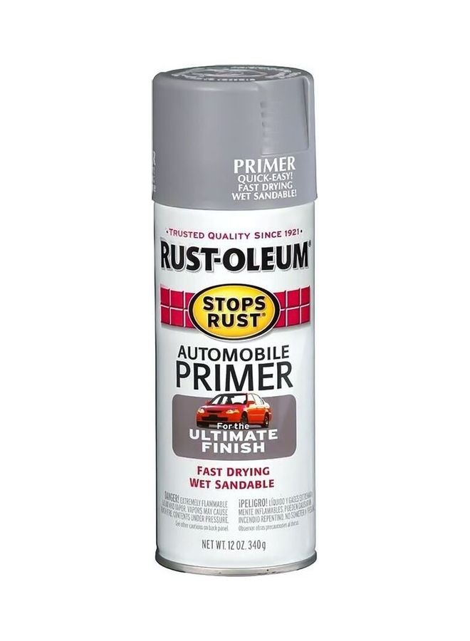 RUST-OLEUM Stops Rust Automotive Primer Spray Light Grey 340grams 