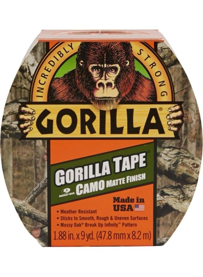 Gorilla Camo Matte Finish Tape Multicolour 8.2meter 