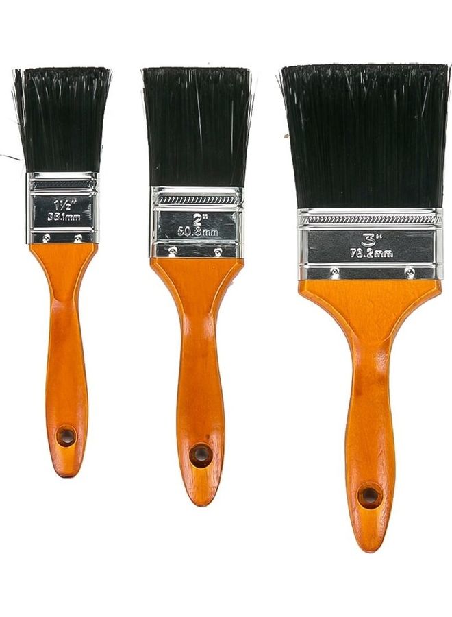 LINZER Pack of 3 Polyester Brush Set Multicolour 