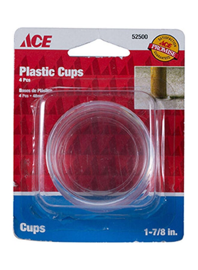 ACE Pack Of 4 Plastic Cup Multicolour 