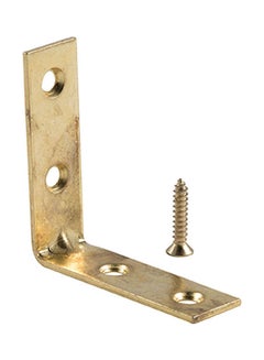 ACE Pack Of 25 Corner Brace Gold 5.08 x 1.59cm  - Image 2
