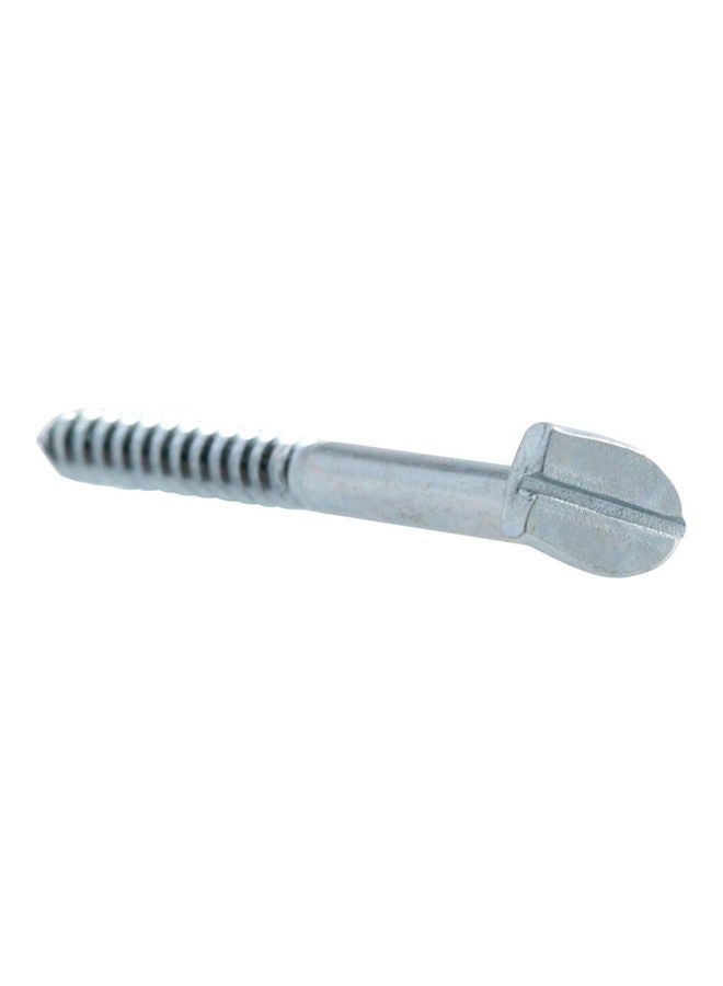 suki Pack Of 4 Plain Cup Hooks Silver  - Image 2
