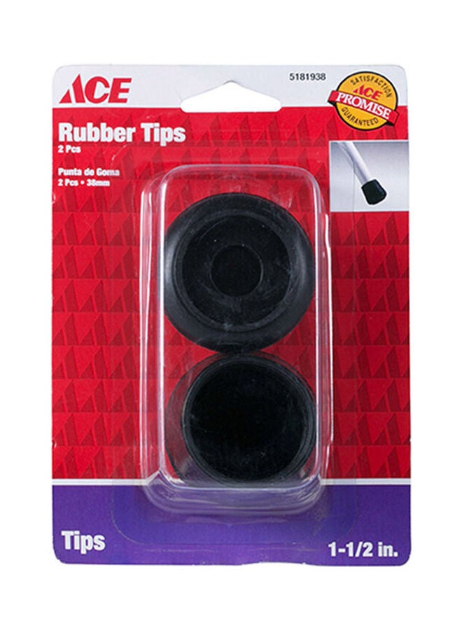 ACE Pack Of 2 Rubber Tip Multicolour 