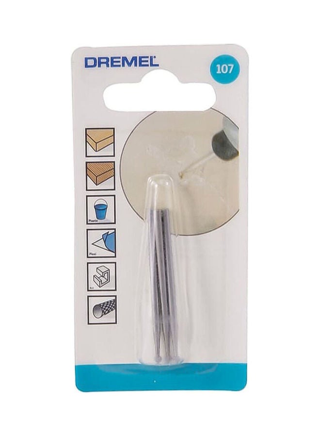 DREMEL Pack Of 2 107 Engraving Cutter Multicolour