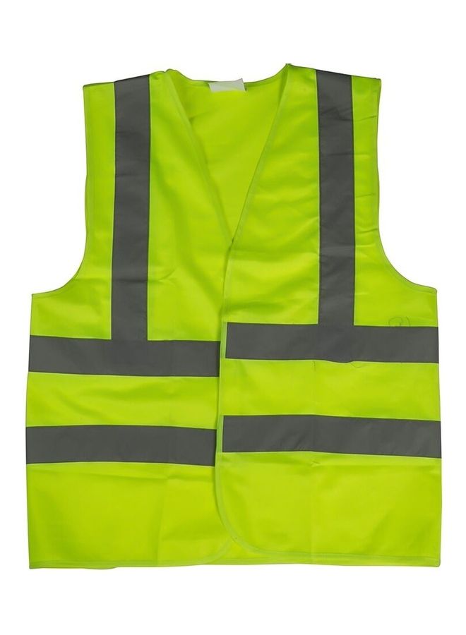 Reflective Safety Vest Green/Grey