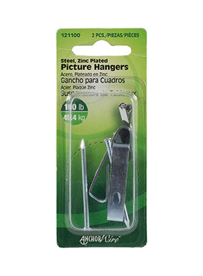 Hillman Pack Of 2 Picture Hanger Multicolour  - Image 1