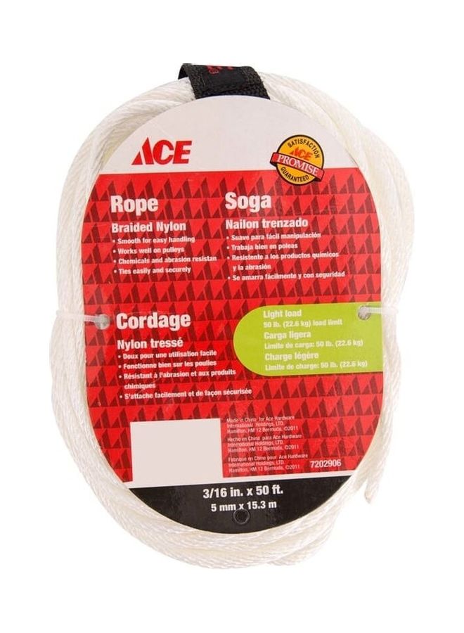 آيس حبل مجدول من النايلون بلون سادة متعدد الألوان - Image 1