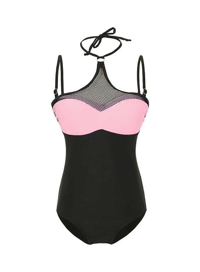 Fashion Dairy One Piece Bikini Swimsuit Pink - Image 1