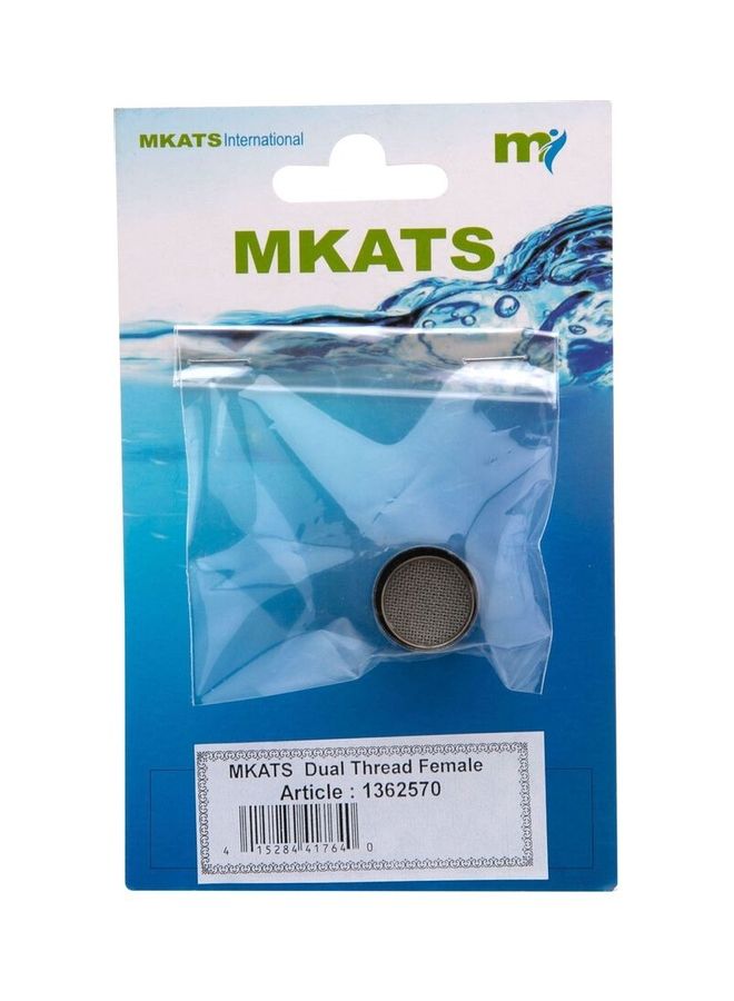 Mkats Chrome Plated Dual Thread Aerator Multicolour  - Image 1