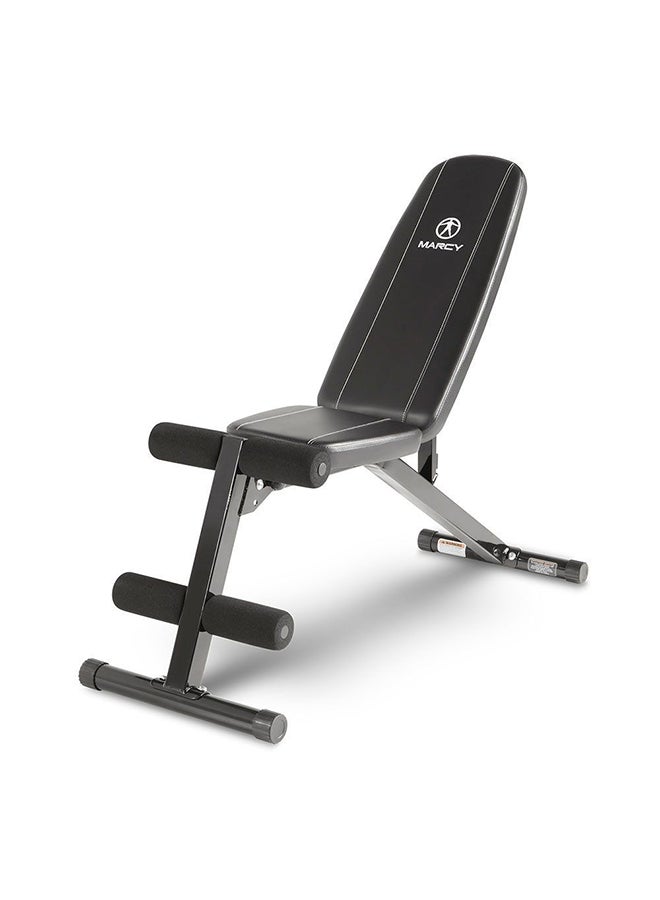 Marcy - Multi-Position Workout Utility Bench for Home Gym SB-10115 54"Lx 19"W x 45"H - Image 1