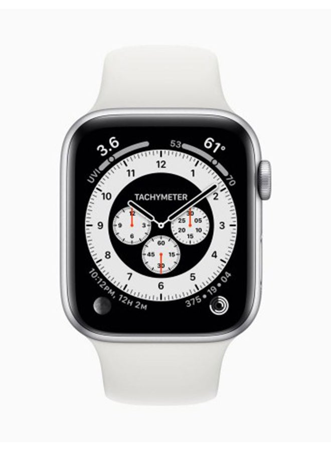 Solo Loop Band For Apple Watch Series 6 And SE 44mm White - Image 2