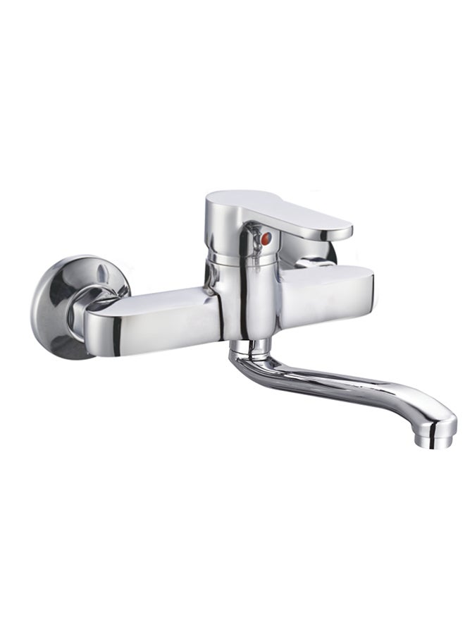 DIME Wall Mounted Sink Mixer Chrome