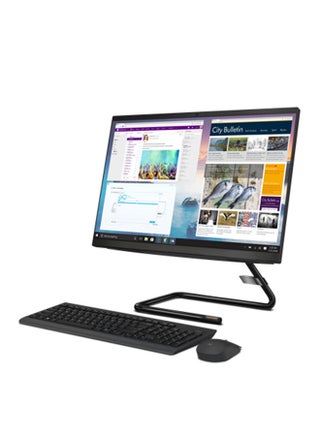 Ideacentre A340 With 23.8-Inch Display, Core i7-10700T Processor/8GB RAM/512GB SSD/2GB AMD Radeon 625 GDDR5 Graphics/Wireless Keyboard And Mouse Black - v1603152130/N41228516A_7