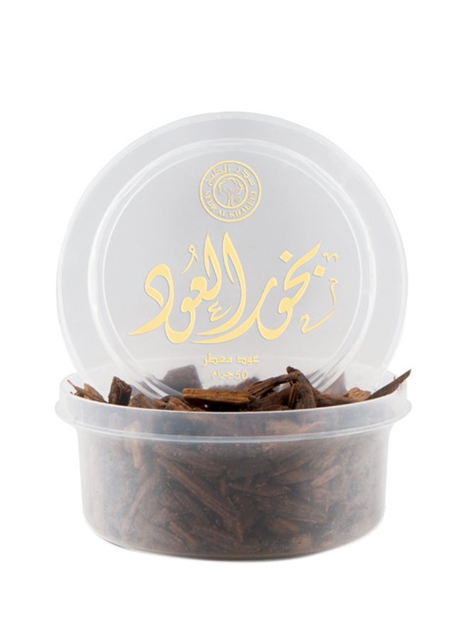 Sedr Al-Khaleej Perfumes Al Oud Moatter  Incense Brown 50grams  - Image 1