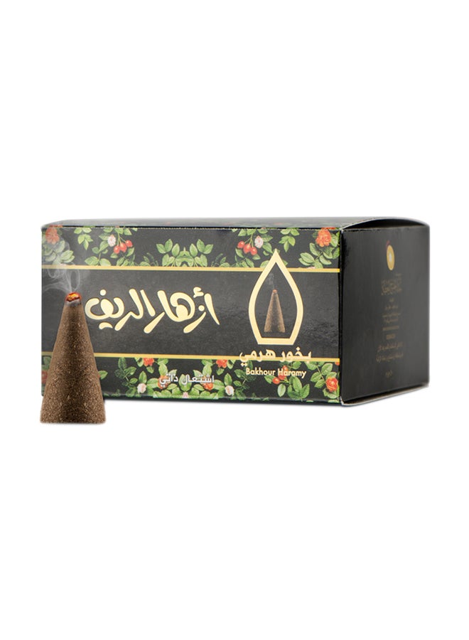 سدر الخليج للعطور - بخور هرمي أزهار الريف بني 50جرام - Image 1
