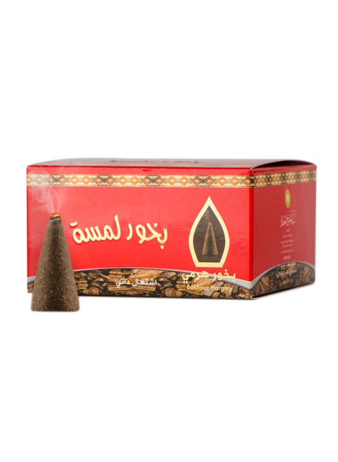 سدر الخليج للعطور - بخور لمسة، بخور هرمي بني 50جرام - Image 1
