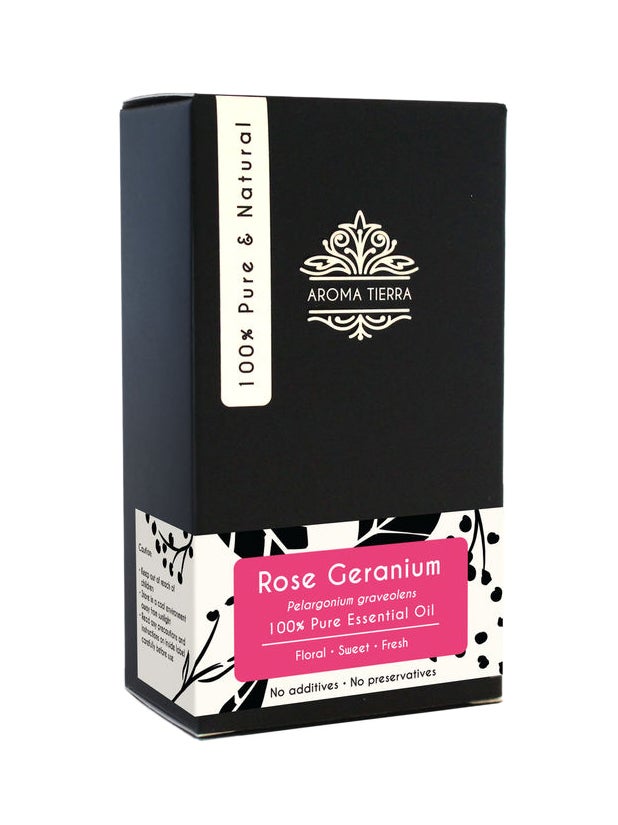 Aroma Tierra Rose Geranium Essential Oil 10ml - Image 5