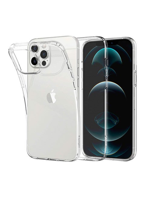 Liquid Crystal Protective Case Cover For Apple iPhone 12 Pro Max Crystal Clear