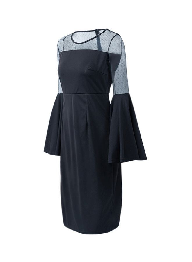 Generic - Mesh Detailed Dress Black - Image 1