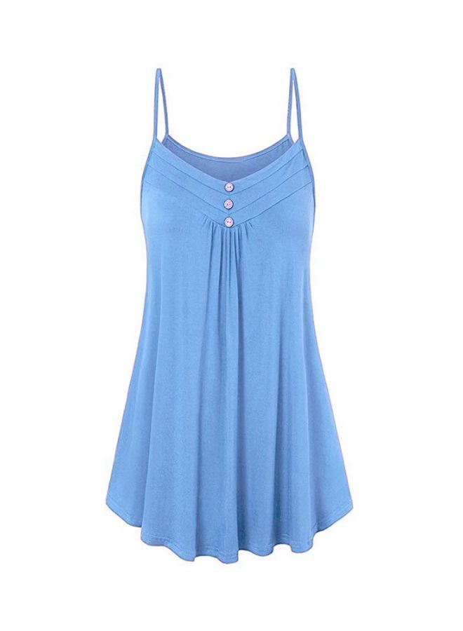 Solid Mini Dress Light Blue - Image 1