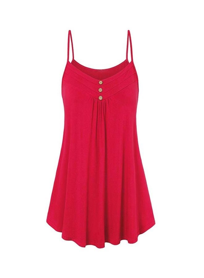 Solid Mini Dress Red - Image 1