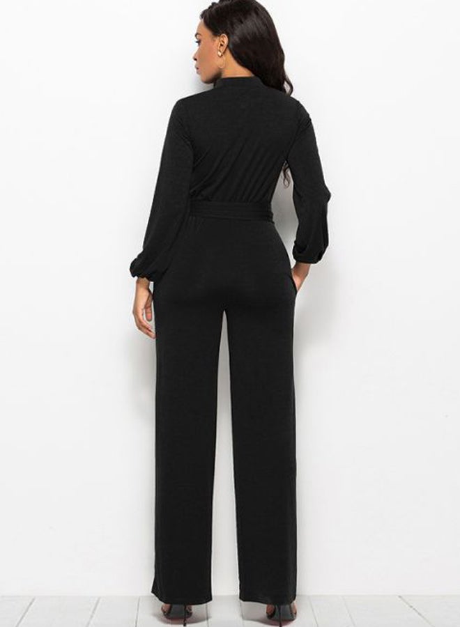 Solid Jumpsuit Black