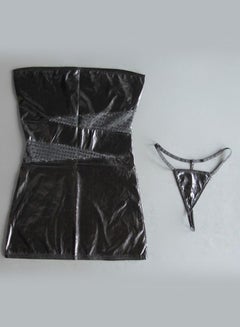 Generic Sequin Detailed Mini Dress Black  - Image 2