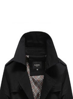 Lucky Button Detailed Coat Black  - Image 3