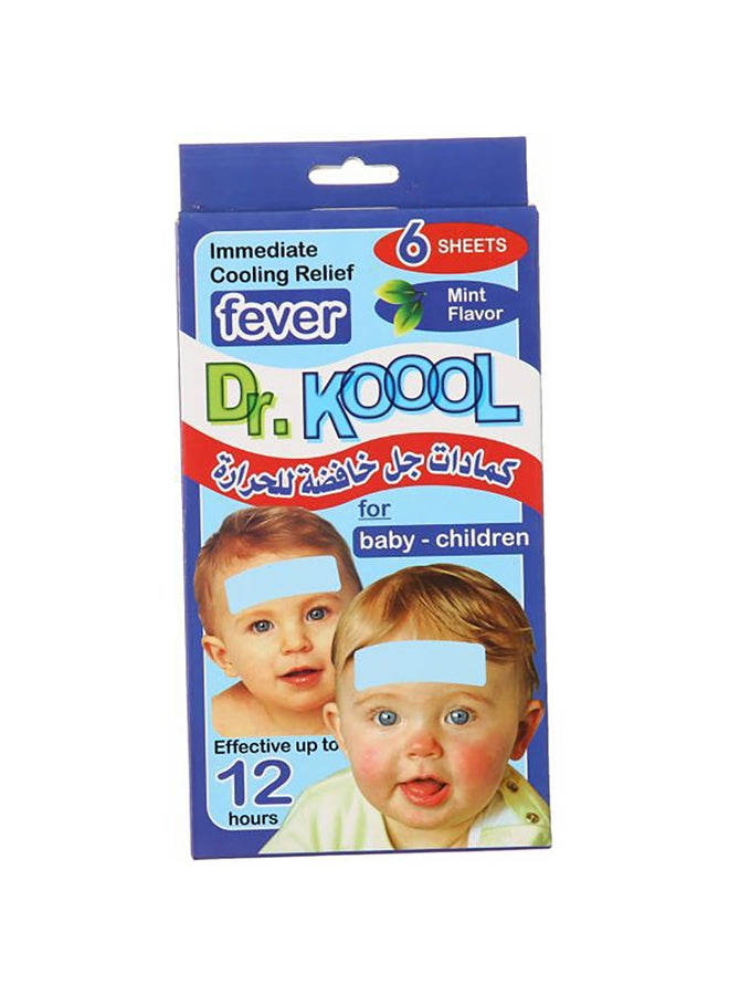 Dr. Koool 6-Sheets Mint Baby Fever Disposable Patch - Image 1