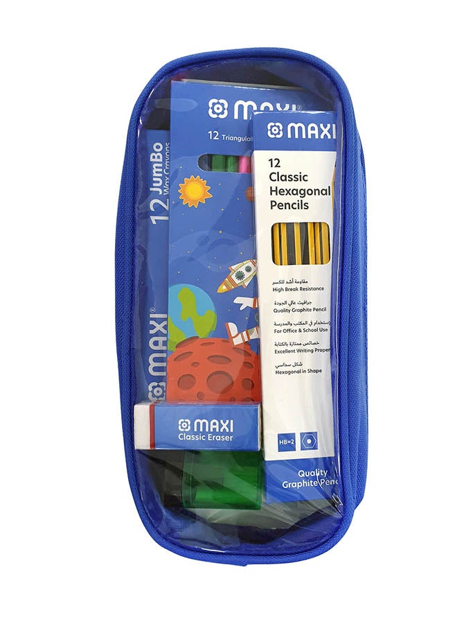 39-Piece Art And Craft Supplies Combo Pack Multicolour