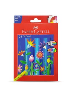 FABER-CASTELL 24-Piece Oil Pastel Colours Multicolour 