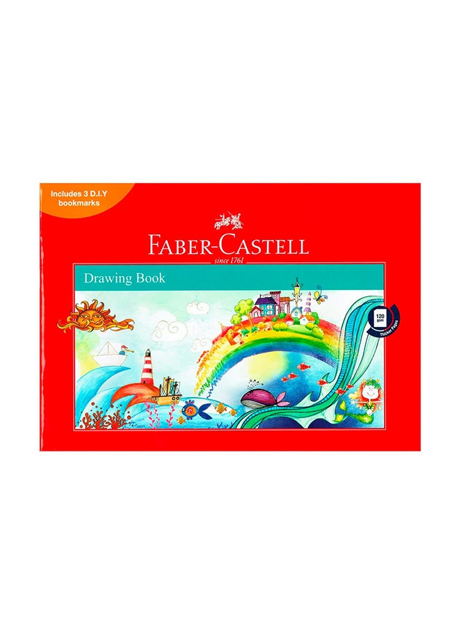 فابير كاستل - دفتر رسم مقاس A4 أبيض - Image 1