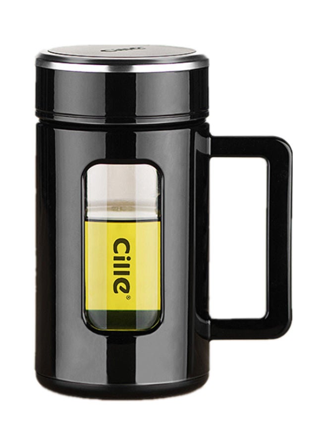 Beauenty Glass Strap Business Office Portable Water Cup black - Image 1