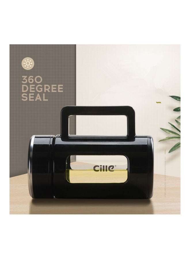 Beauenty Glass Strap Business Office Portable Water Cup black - Image 5