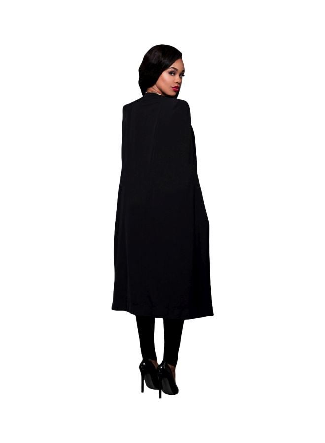 ماركة غير محددة بليزر بلون سادة أسود  - Image 2