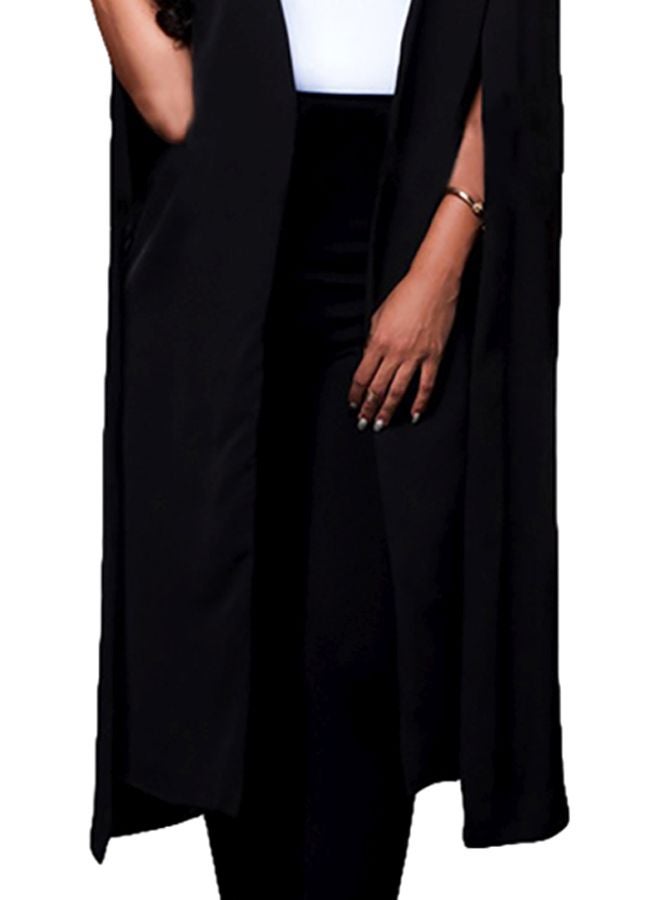 ماركة غير محددة بليزر بلون سادة أسود  - Image 3