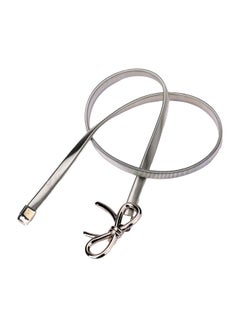 Bow Design Belt Silver