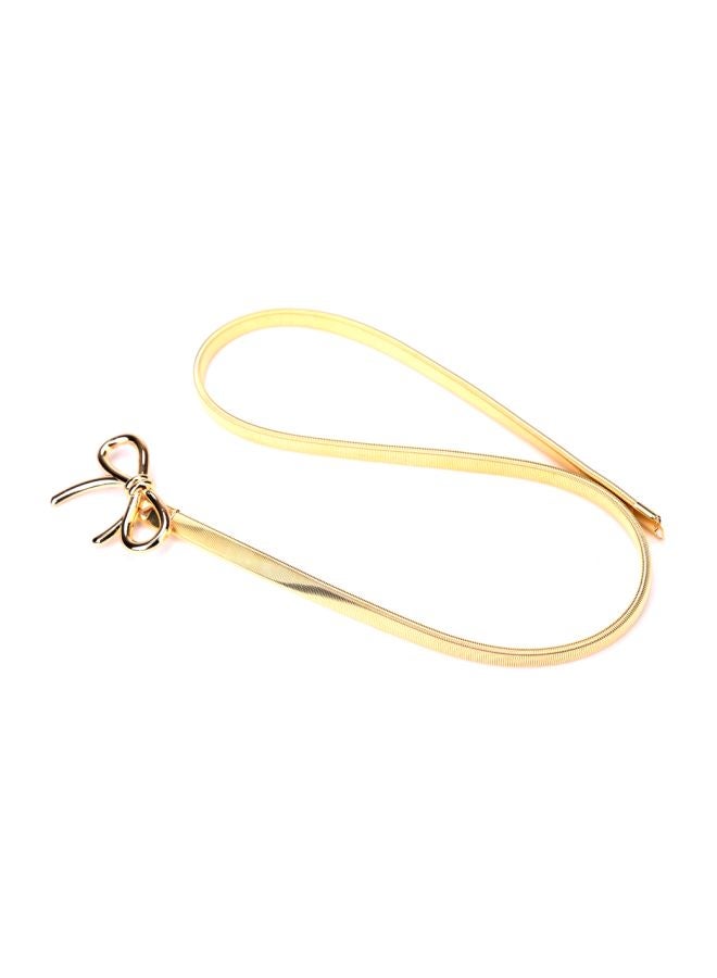Bow Design Belt Gold