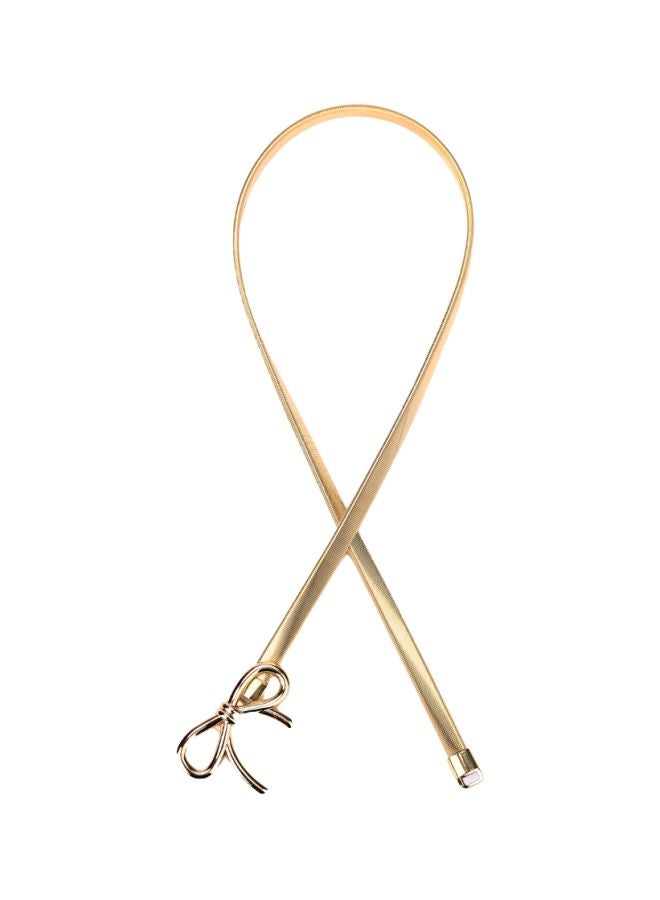 Bow Design Belt Gold
