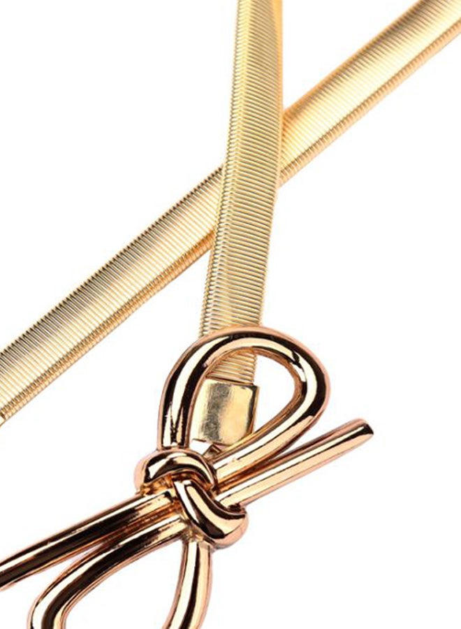 Generic - Bow Design Belt Gold - Image 1