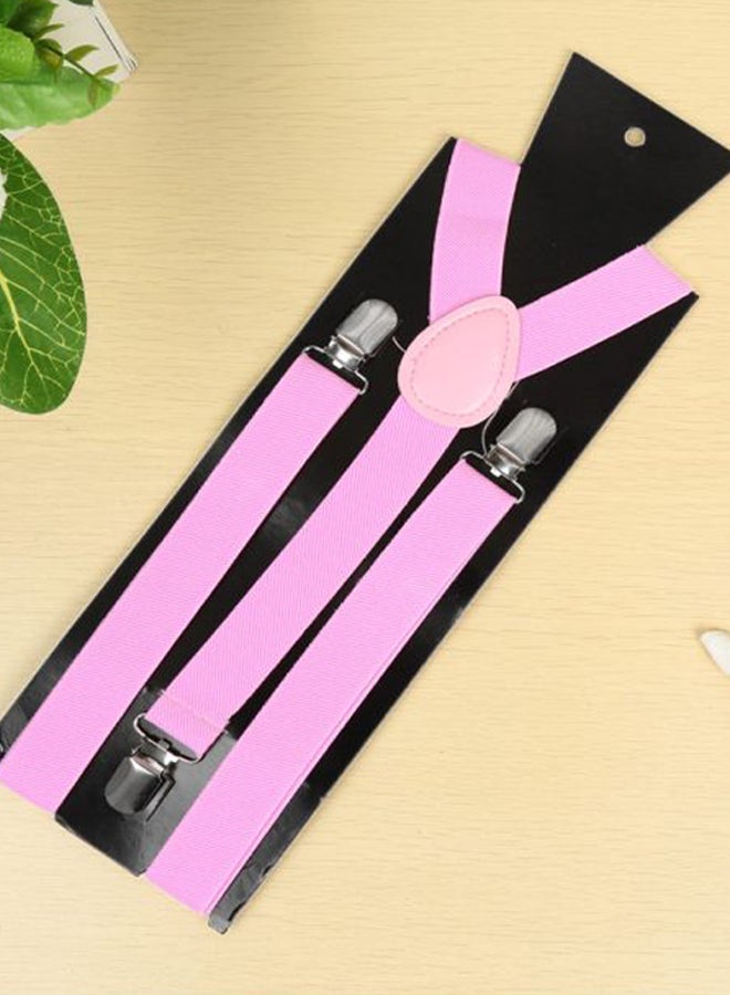 Y-Shaped Clip-On Adjustable Suspender Pink - v1603192901/N40657047V_2