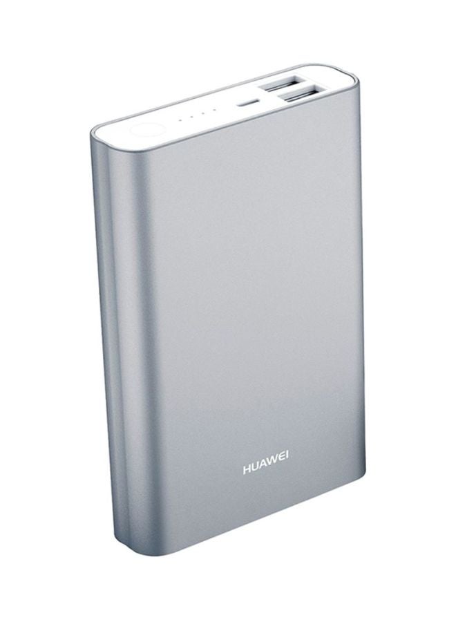 HUAWEI - 13000.0 mAh 2-USB Port Universal Power Bank With Dual External Battery Silver - Image 1