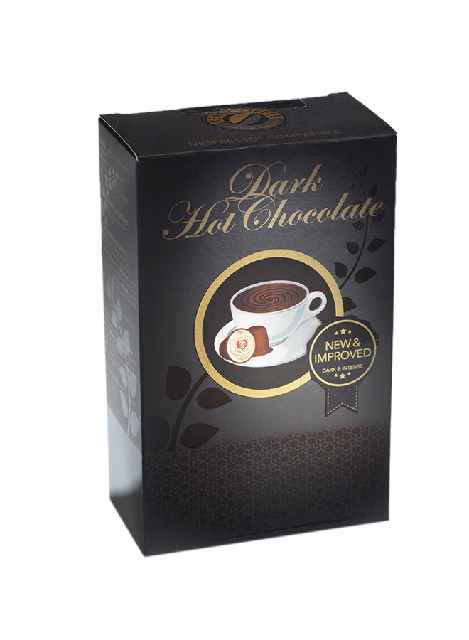 Real Coffee - Dark Hot Chocolate Nespresso Compatible 10 Capsules 65grams - Image 1