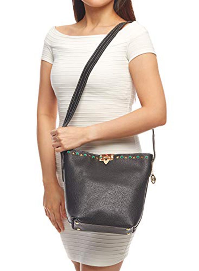 La Monza - Stylish Crossbody Bag Black - Image 1