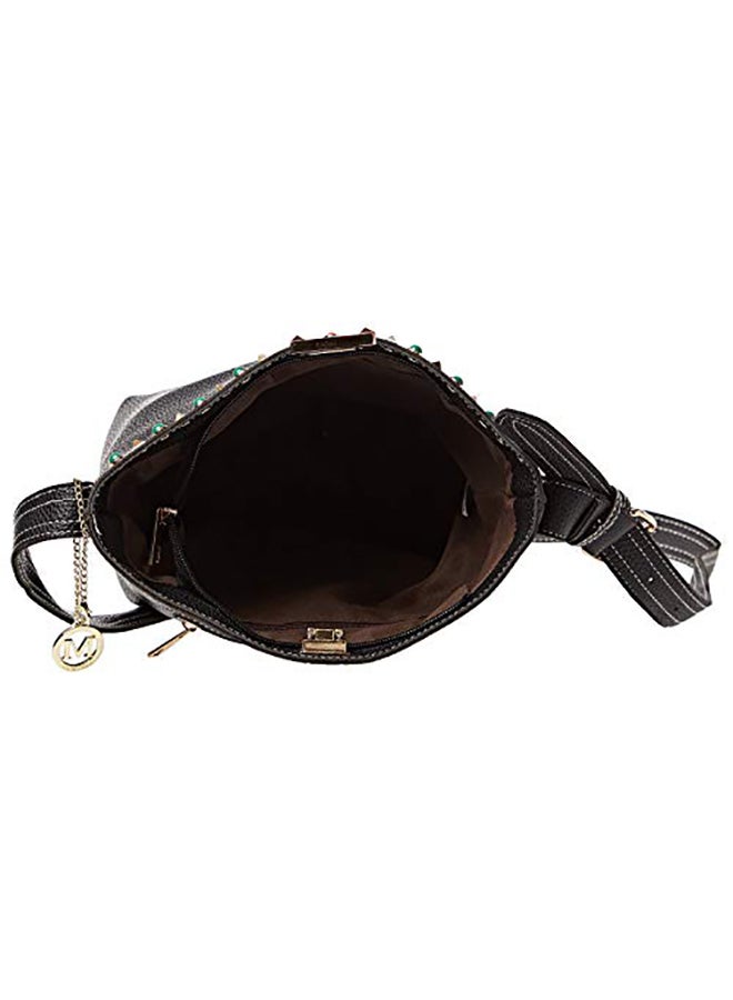La Monza - Stylish Crossbody Bag Black - Image 1