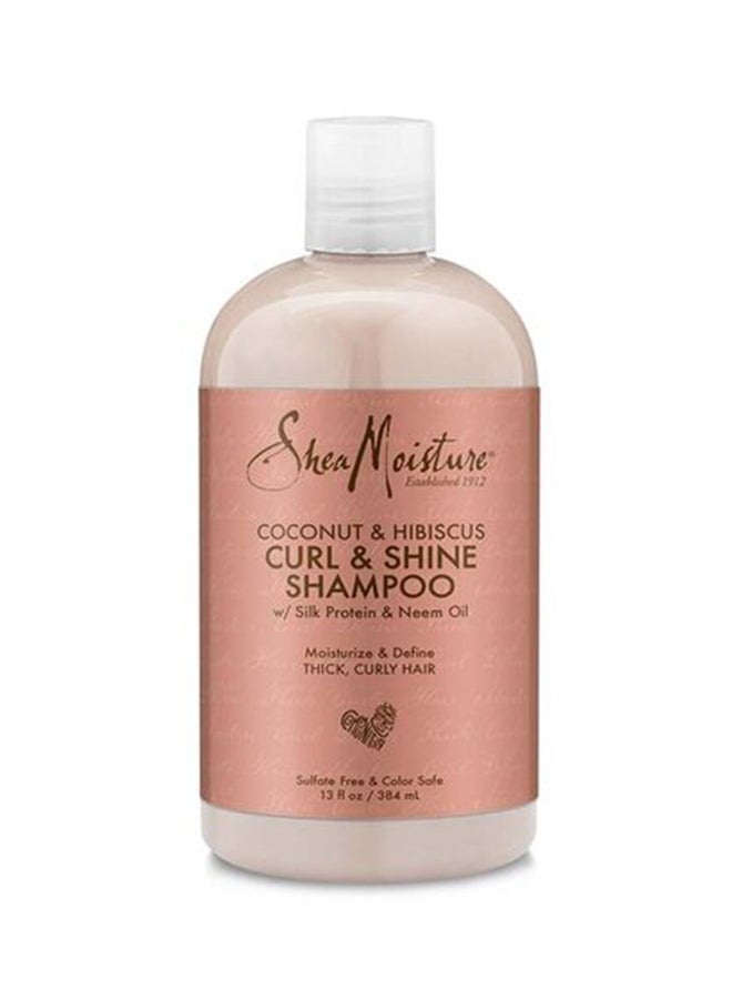 Coconut And Hibiscus Curl And Shine Shampoo Clear 384ml