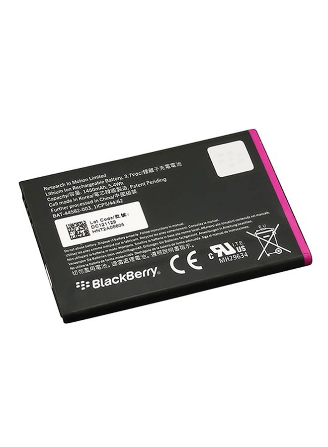 BlackBerry - 1250.0 mAh 1250 mAh Replacement Battery For BlackBerry Curve 9320 J-S1 Black/Pink - Image 1