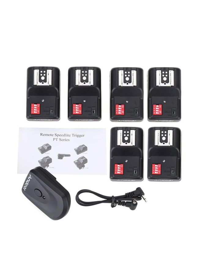 ANDOER 5-Piece Wireless Remote Flash Trigger Set For Canon/Nikon/Pentax/Olympus/Sigma Black  - Image 5